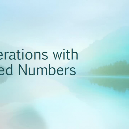 Operations with Mixed Numbers (Fractions)