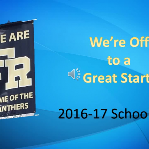 First Day of School at FR 2016