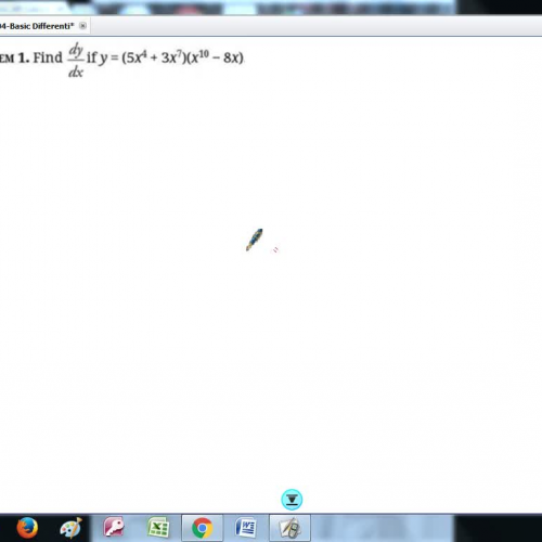 06-03-04-Basic Differentiation-Product Quotient and Chain Rule Example Problems