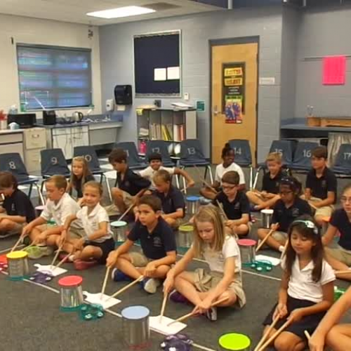 16-17 Ms. Mickel's 4th grade class "Musette" by J.S. Bach, from KidStix by Almeida