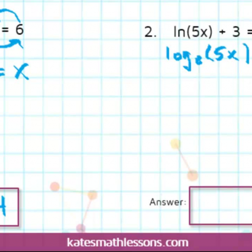 Solving Logarithmic Equations with Logarithms on One Side