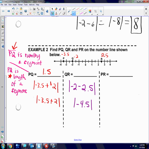 topic 2-3 segments and distance