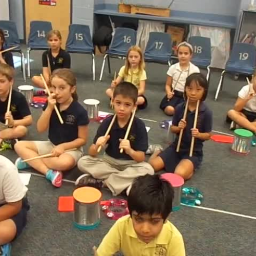 16-17 Ms. Twonsend's 3rd grade class "Musette" by J.S. Bach, from KidStix by Almeida