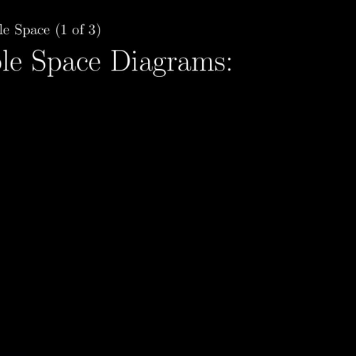 IB Math Studies 8.10: Sample Space Diagrams