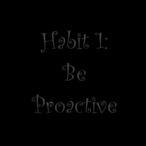 Be Proactive Skit