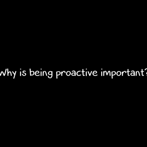 Kids Thoughts on Being Proactive 3-5th Grade