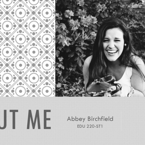 Abbey Birchfield's Introduction Video