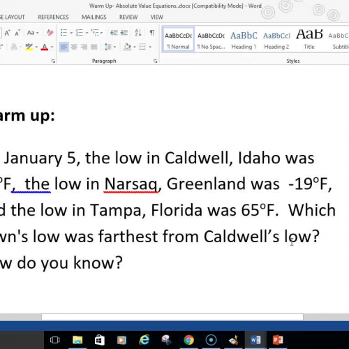 Alg 2 Solve Absolute Value Equations