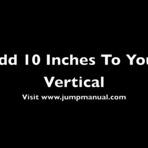 Jump Manual Review Video for increased jumps trainings