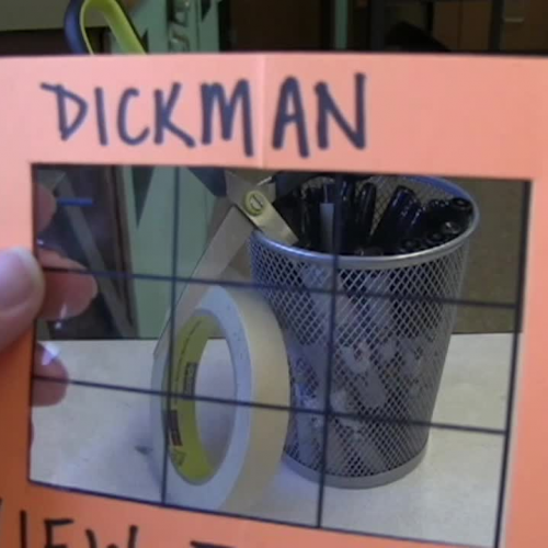 Creating a viewfinder and finding negative space compositions