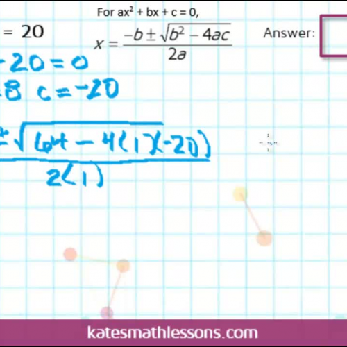 How to Use the Quadratic Formula