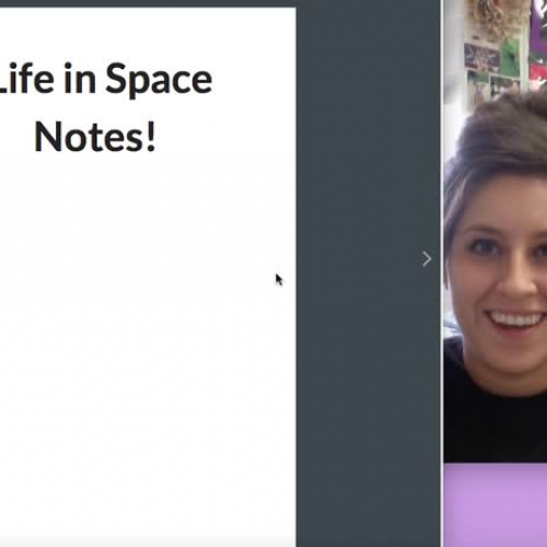 Life in space video notes