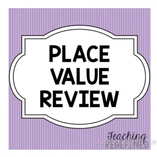 Place Value Review