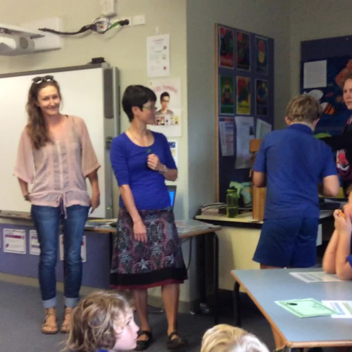 Parent  involvement at  weekly assemblies.