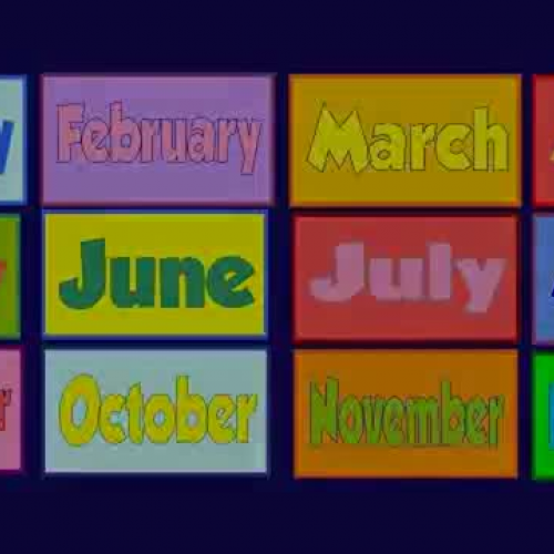 Months of The Year Song