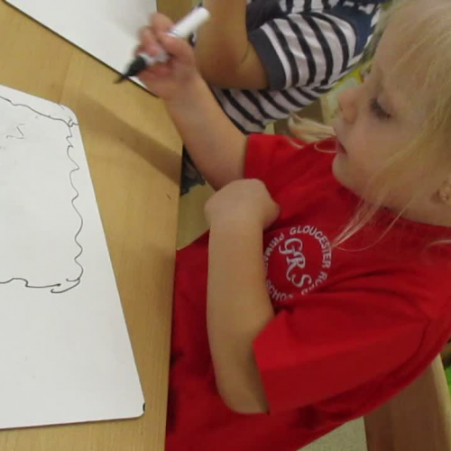 Nursery - Lainy drawing