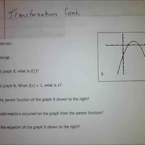 Transformations with Identifying Aspects Cont.