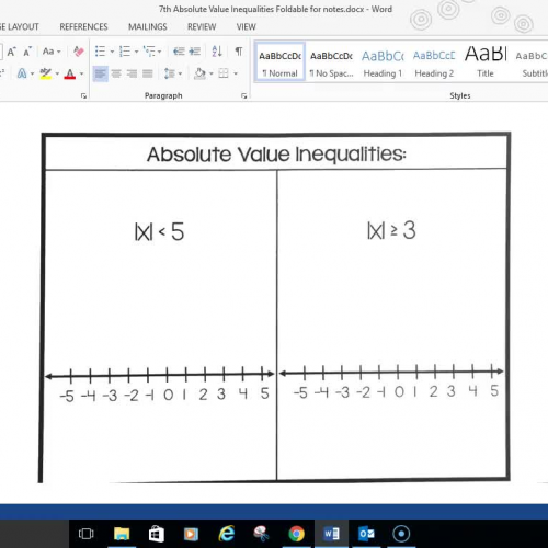 Algebra 2 Solve Absolute Value Inequalities Part 1