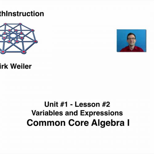 Common Core Algebra I.Unit 1.Lesson 2.Variables and Expressions