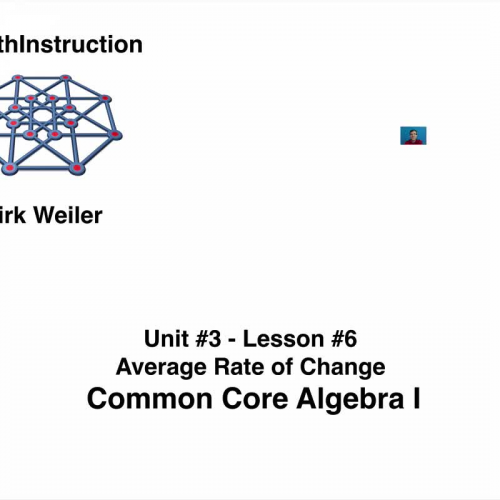 Common Core Algebra I.Unit 3.Lesson 6.Average Rate of Change.by eMathInstruction