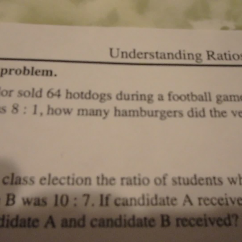 Understanding Ratios Video 1