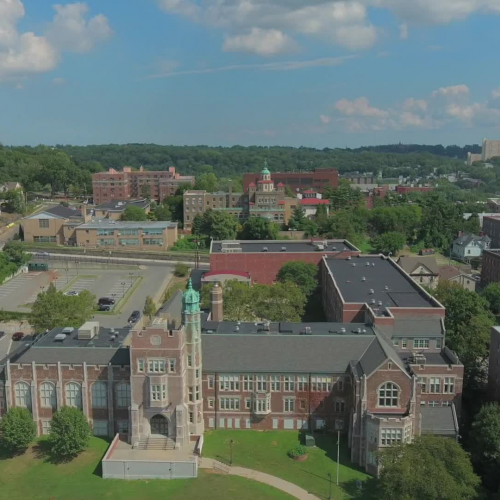 Drone Take Off at Palisade Preparatory School