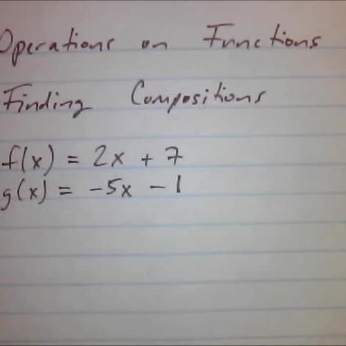 Finding Compositions on Functions