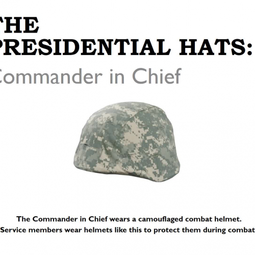 Presidential Hats - Commander in Chief