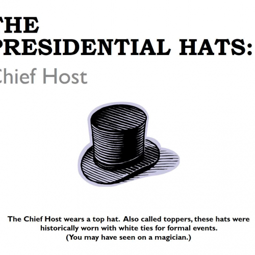 Presidential Hats - Chief Host