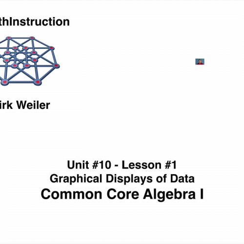 Common Core Algebra I.Unite 10.Lesson 1.Graphical Displays of Data