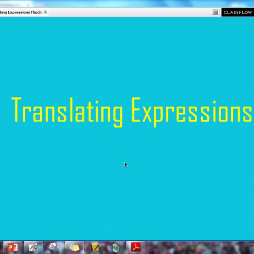 Translating Expressions - Fl!p