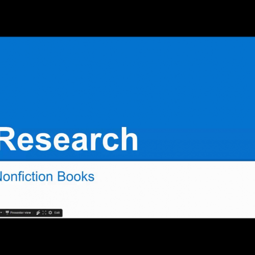 Research - Nonfiction Books