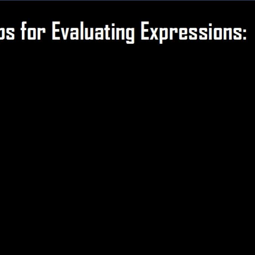 Evaluating Expressions Fl!p Video