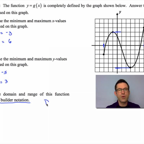 Common Core Algebra II.Unit 2.Lesson 4.The Domain and Range of a Function