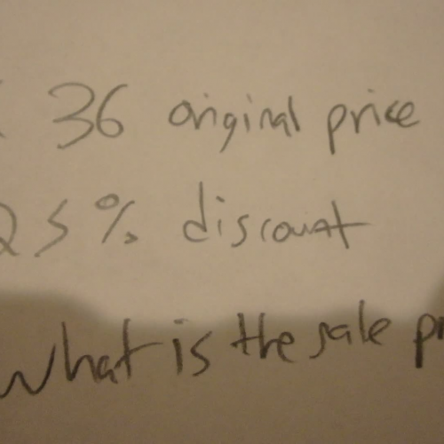 Finding Sale price