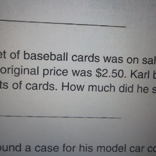 Finding Sale Price Video 2