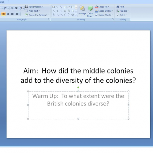 Module 2.4 Middle Colonies