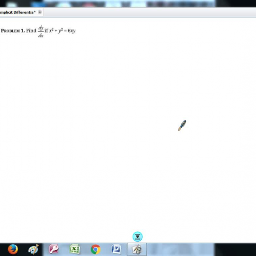 07-03-Implicit Differentiation Frist and Second Derivative Example Problems
