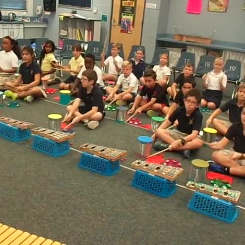 16-17 Ms. Hubner's 4th grade class "Can Can" by Offenbach, from KidStix by Almeida