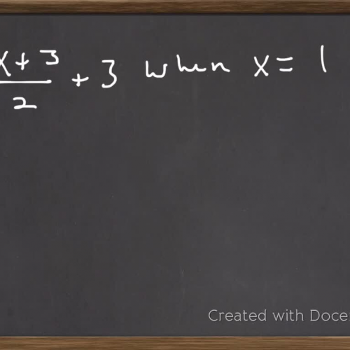 Simplify expression using substitution