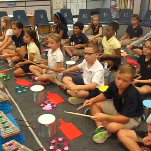 16-17 Ms. Mickel's 4th grade class "Can Can" by Offenbach, from KidStix by Almeida