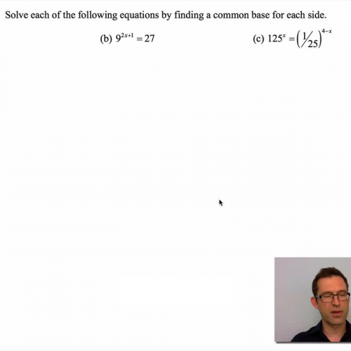 Common Core Algebra II.Unit 4.Lesson 5.Method of Common Bases