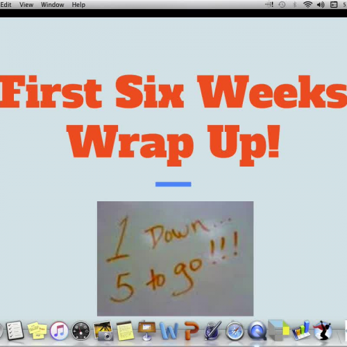 Math First Six Weeks Wrap Up