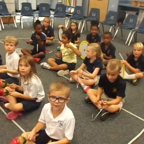 16-17 Ms. Milton's 1st grade class "Rain on the Green Grass" by Dupont/Hiller