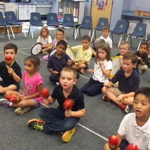 16-17 Ms. Austin's 1st grade class "Rain on the Green Grass" by Dupont/Hiller