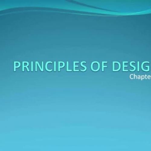 The Principles of Design, part 1