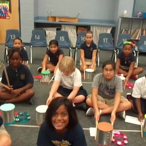 16-17 Ms. Hamilton's 4th grade class ""Can Can" by Offenbach, from KidStix by Almeida