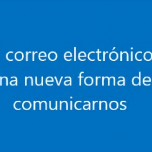 el correo electrónico una nueva forma de comunicación