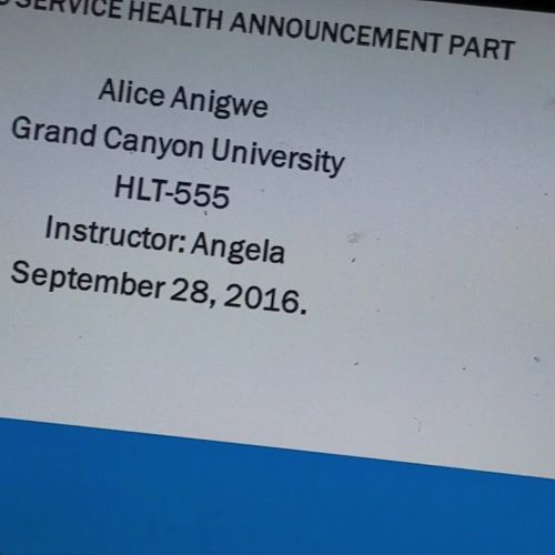 Week 5 PSHA-Anigwe A