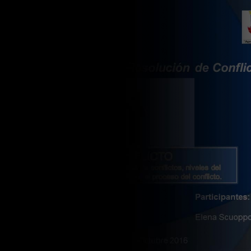 Ontologíaa del Conflicto